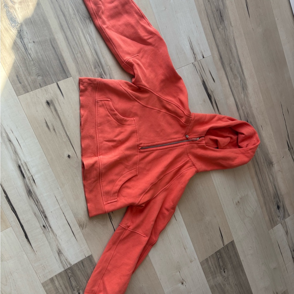 Scuba oversized half zip hoodie